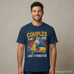 Couples That Ride Last Forever T-Shirt thumbnail 5