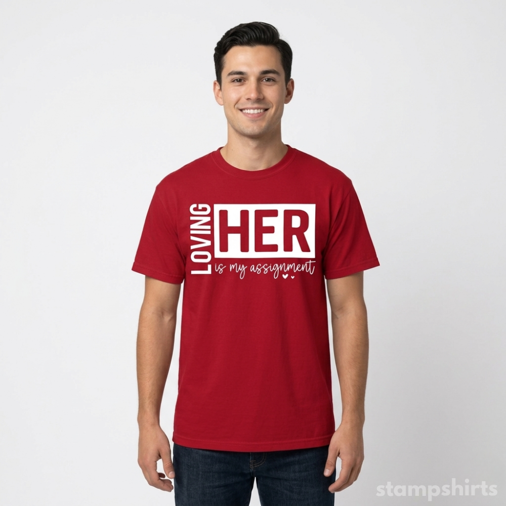 Loving Him Is My Assignment T-Shirt image 10
