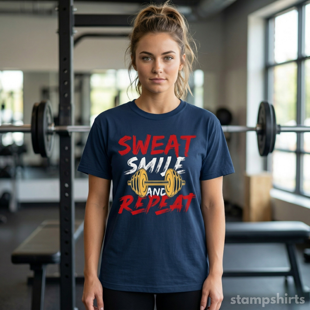 Sweat Smile and Repeat T-Shirt image 3