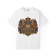 United States Crest T-Shirt — Vintage American Flag Shield Tee