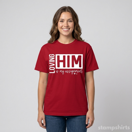 Loving Him Is My Assignment T-Shirt thumbnail 9