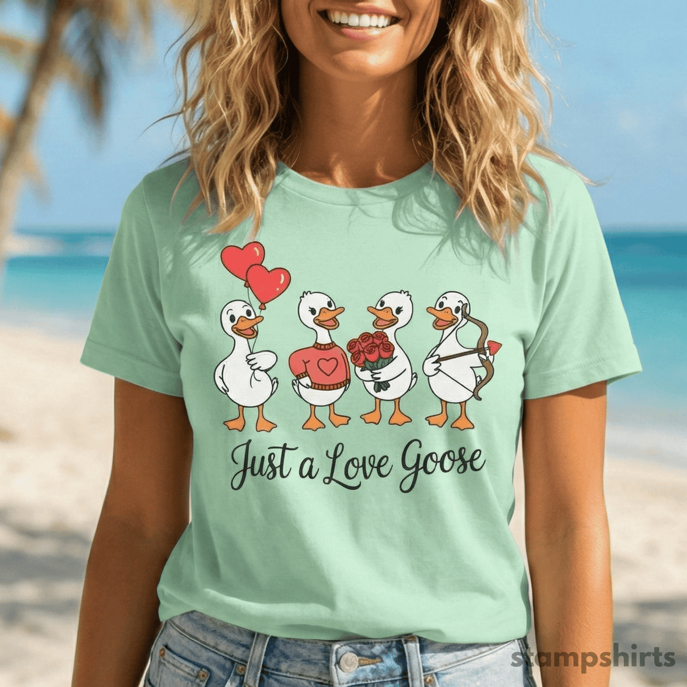 Just a Love Goose T-Shirt image 1