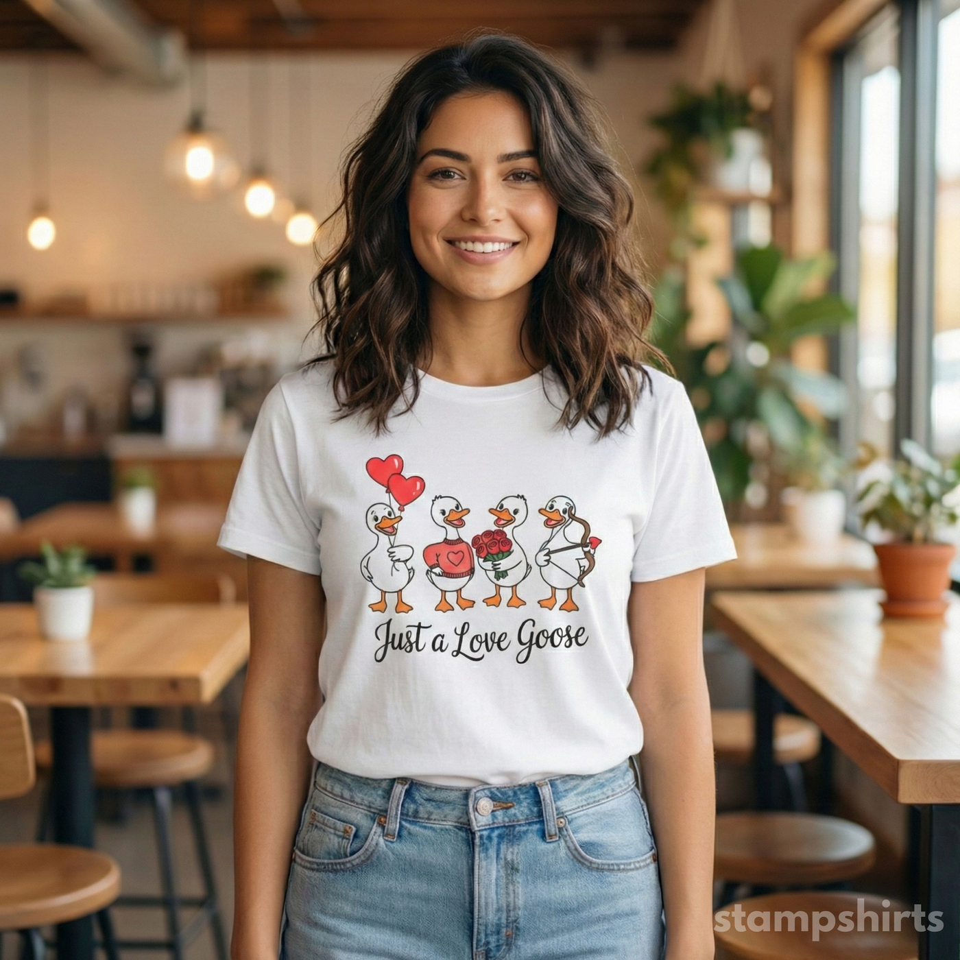 Just a Love Goose T-Shirt image 5
