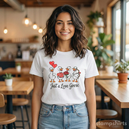 Just a Love Goose T-Shirt thumbnail 5