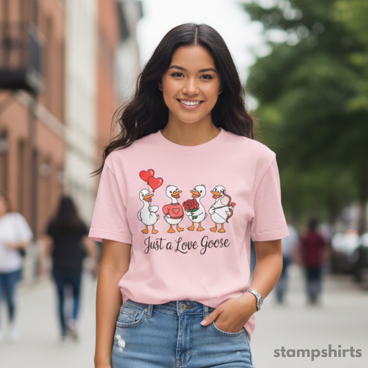 Just a Love Goose T-Shirt image 6
