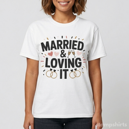 Married & Loving It T-Shirt thumbnail 1
