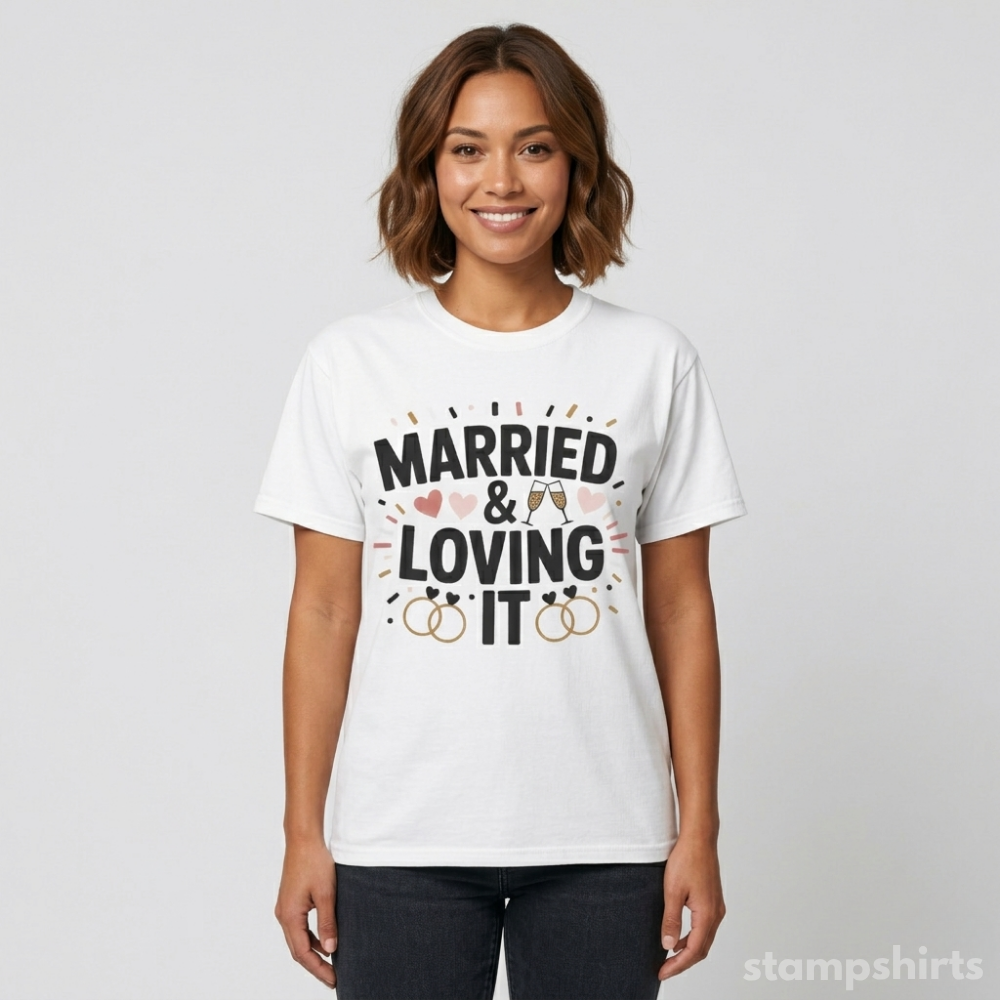 Married & Loving It T-Shirt image 2