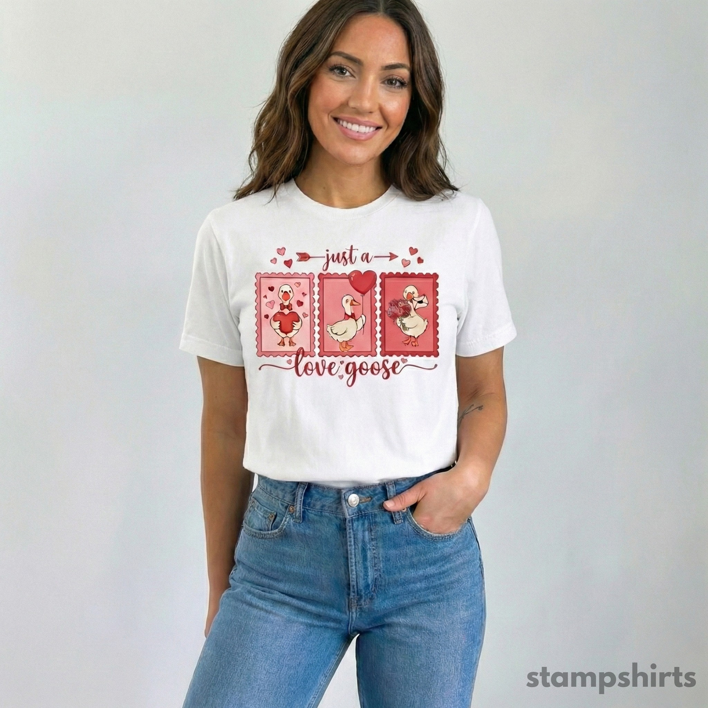Just a Love Goose T-Shirt image 2