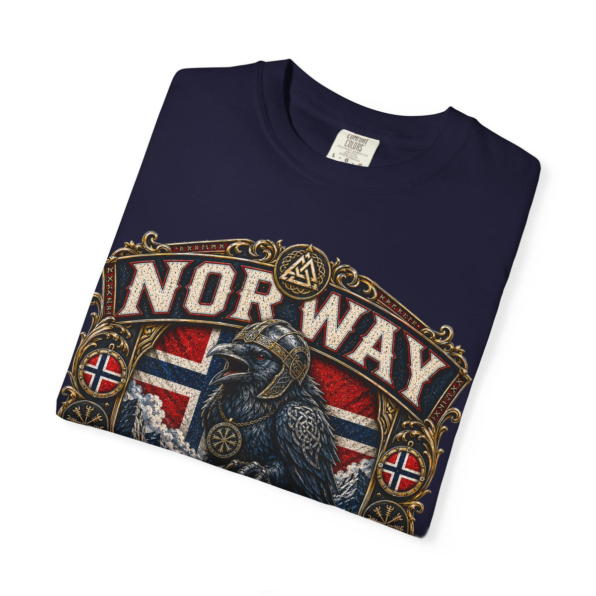 Norway Viking Pride T-Shirt — "Viking Pride 2026" Norway Flag Raven Design