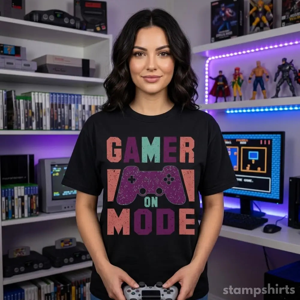 Gamer On Mode T-Shirt image 3
