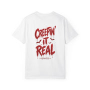 Creepin' It Real T-Shirt — Halloween Graphic Tee with Bats
