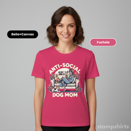 Anti-Social Dog Mom T-Shir thumbnail 4