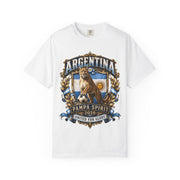 Argentina Pampa Spirit Graphic T-Shirt — 'Argentina' Crest with Puma & Flag