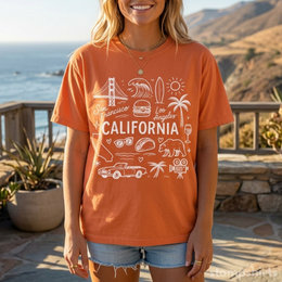 California Icons T-Shirt thumbnail 1
