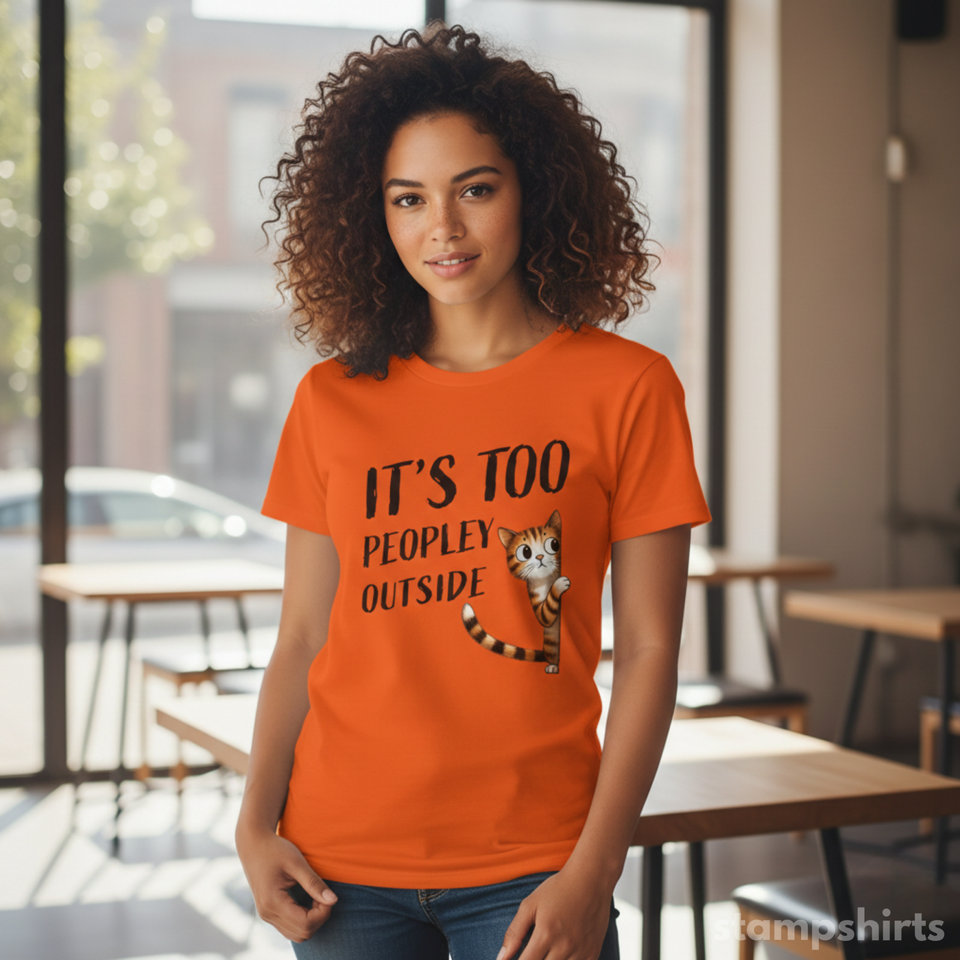 It's Too Peopley Outside T-Shirt image 7