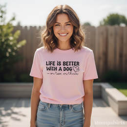 Life Is Better With A Dog or Two, or Three T-Shirt thumbnail 2
