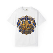 Sweden Lion Crest T-Shirt — Three Crowns Pride Soccer Fan Tee