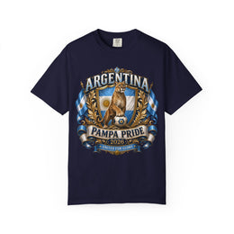 Argentina Pampa Pride T-Shirt — 2026 Soccer Crest Tee thumbnail 1