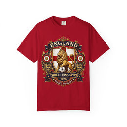 England Three Lions Crest T-Shirt — 'Three Lions Spirit' Football Fan Tee thumbnail 5