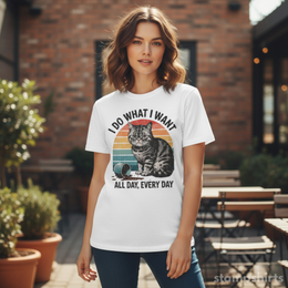 I Do What I Want All Day, Every Day T-Shirt thumbnail 5
