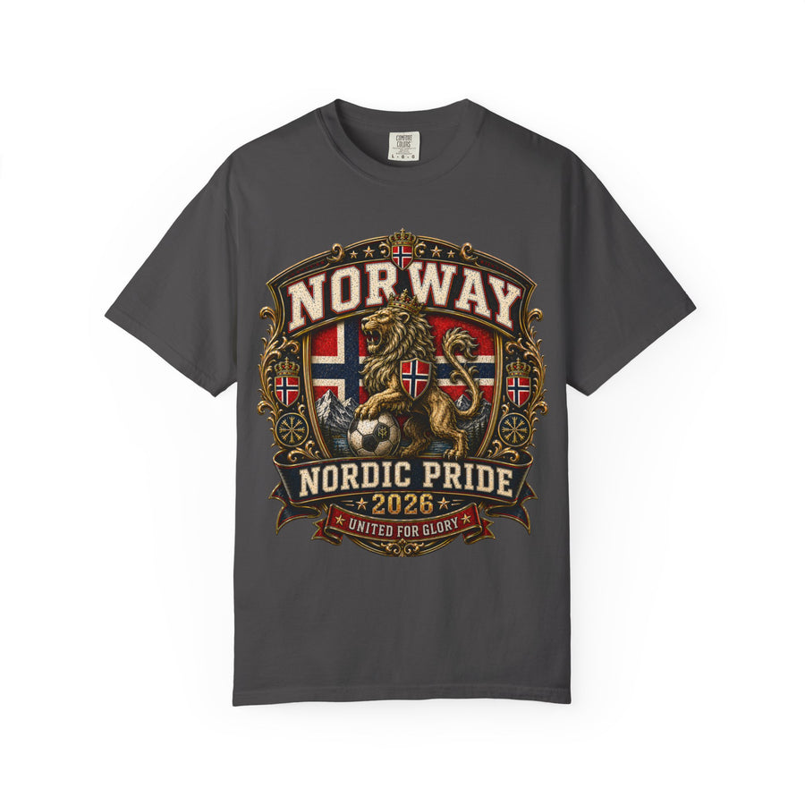 Norway Nordic Pride 2026 T-Shirt — Vintage Lion & Flag Design