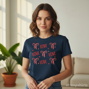 Love Pattern T-Shirt