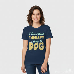 I Don't Need Therapy I Have A Dog T-Shirt thumbnail 5