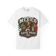 Mexico Aztec Pride T-Shirt — Vintage Eagle Shield Mexican Flag Tee