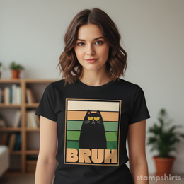 Bruh Cat T-Shirt thumbnail 6