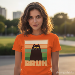 Bruh Cat T-Shirt thumbnail 5