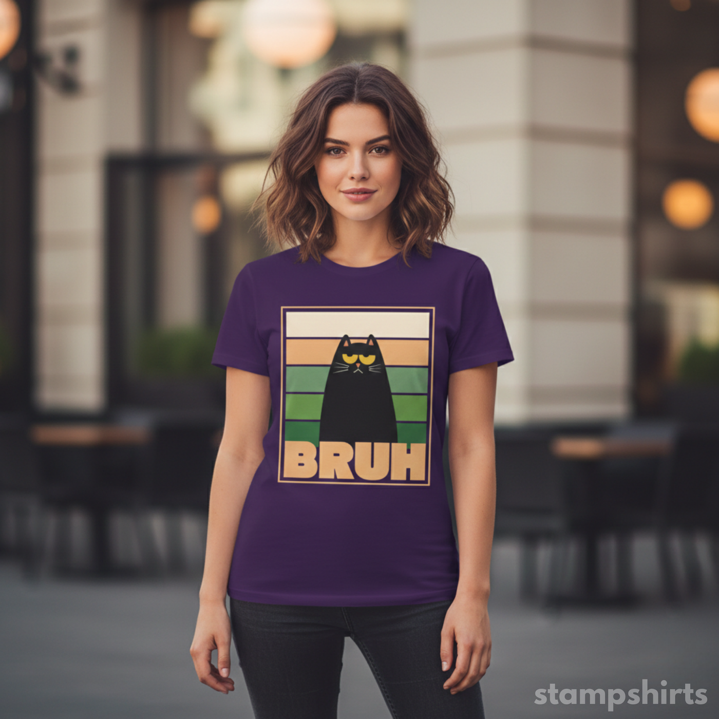 Bruh Cat T-Shirt image 3