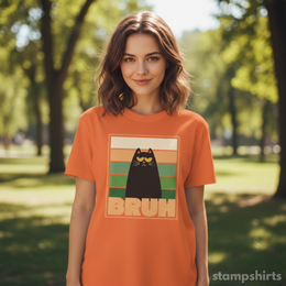 Bruh Cat T-Shirt thumbnail 2
