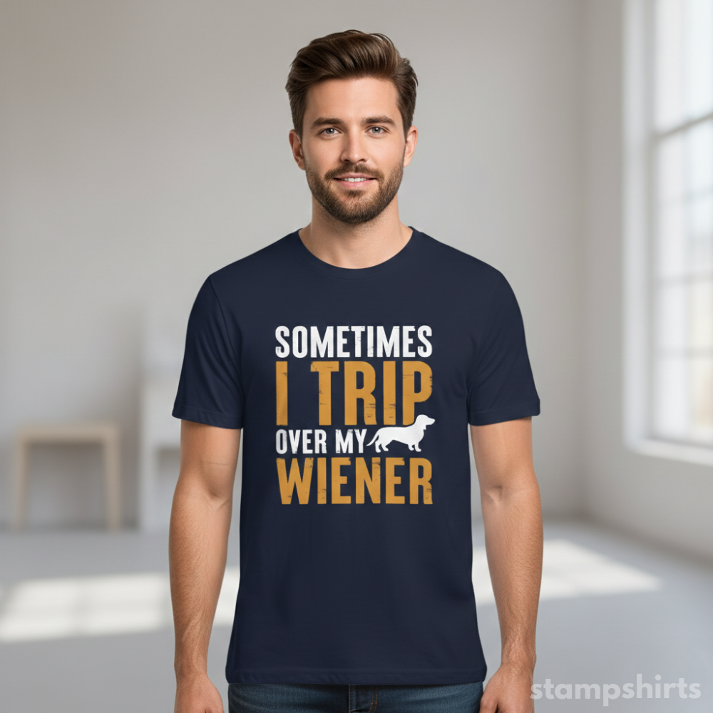 Sometimes I Trip Over My Wiener T-Shirt image 5