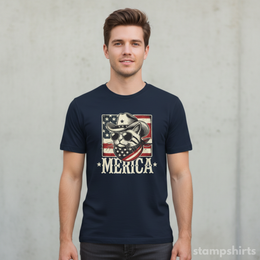 Merica Cowboy T-Shirt thumbnail 3