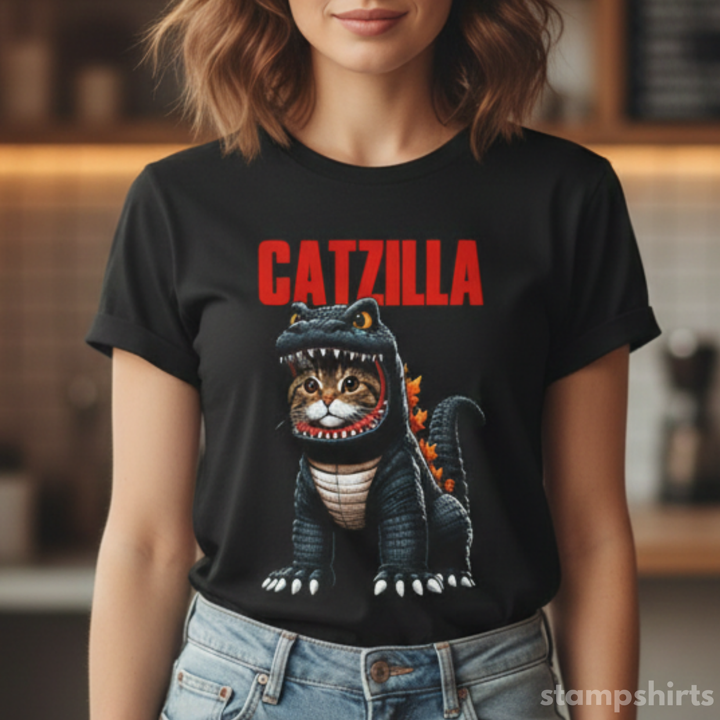 Catzilla T-Shirt image 1