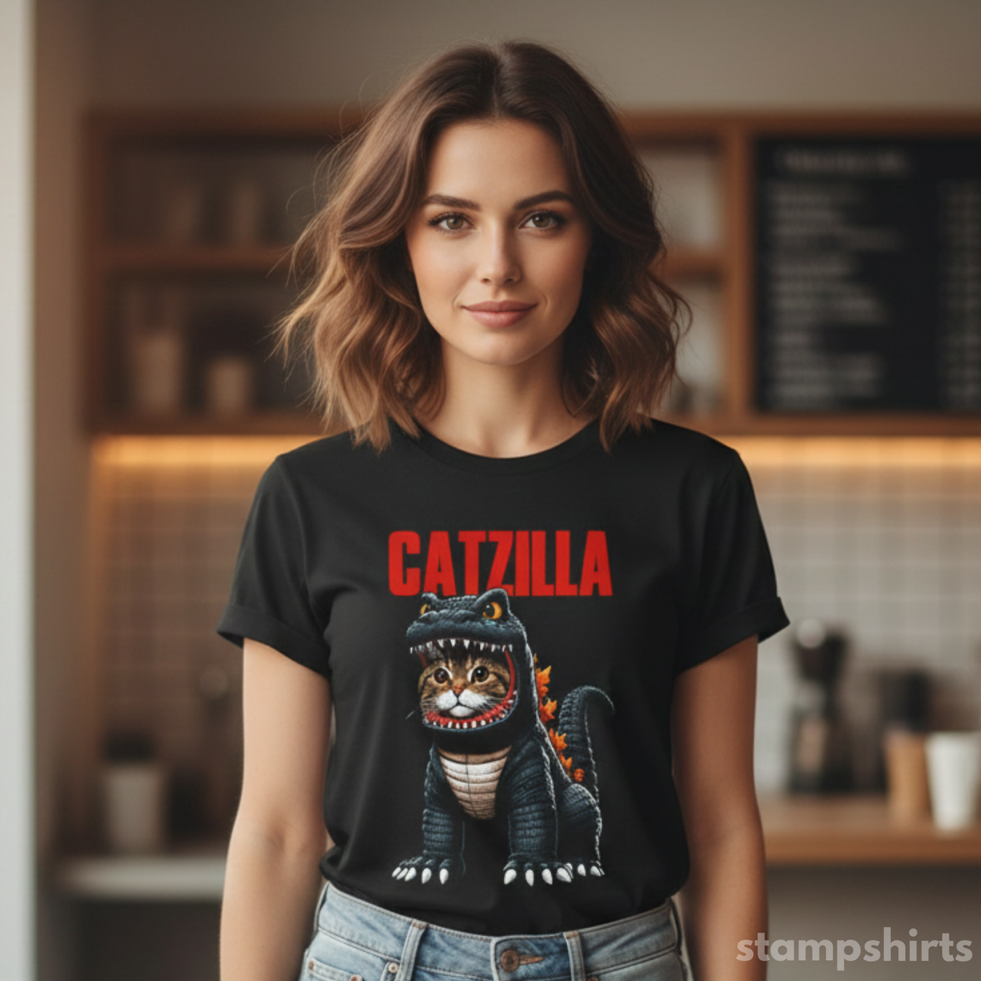 Catzilla T-Shirt image 2