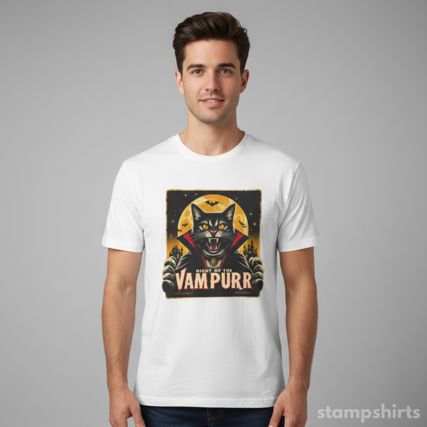 Night of the Vampurr T-Shirt image 3