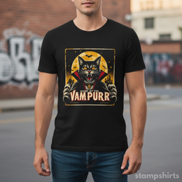 Night of the Vampurr T-Shirt thumbnail 1