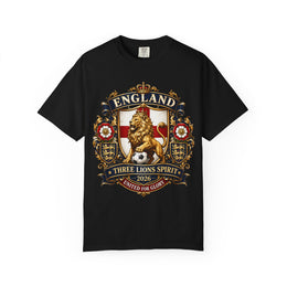 England Three Lions Crest T-Shirt — 'Three Lions Spirit' Football Fan Tee thumbnail 4