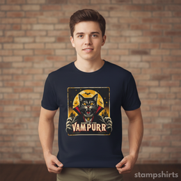 Night of the Vampurr T-Shirt thumbnail 4