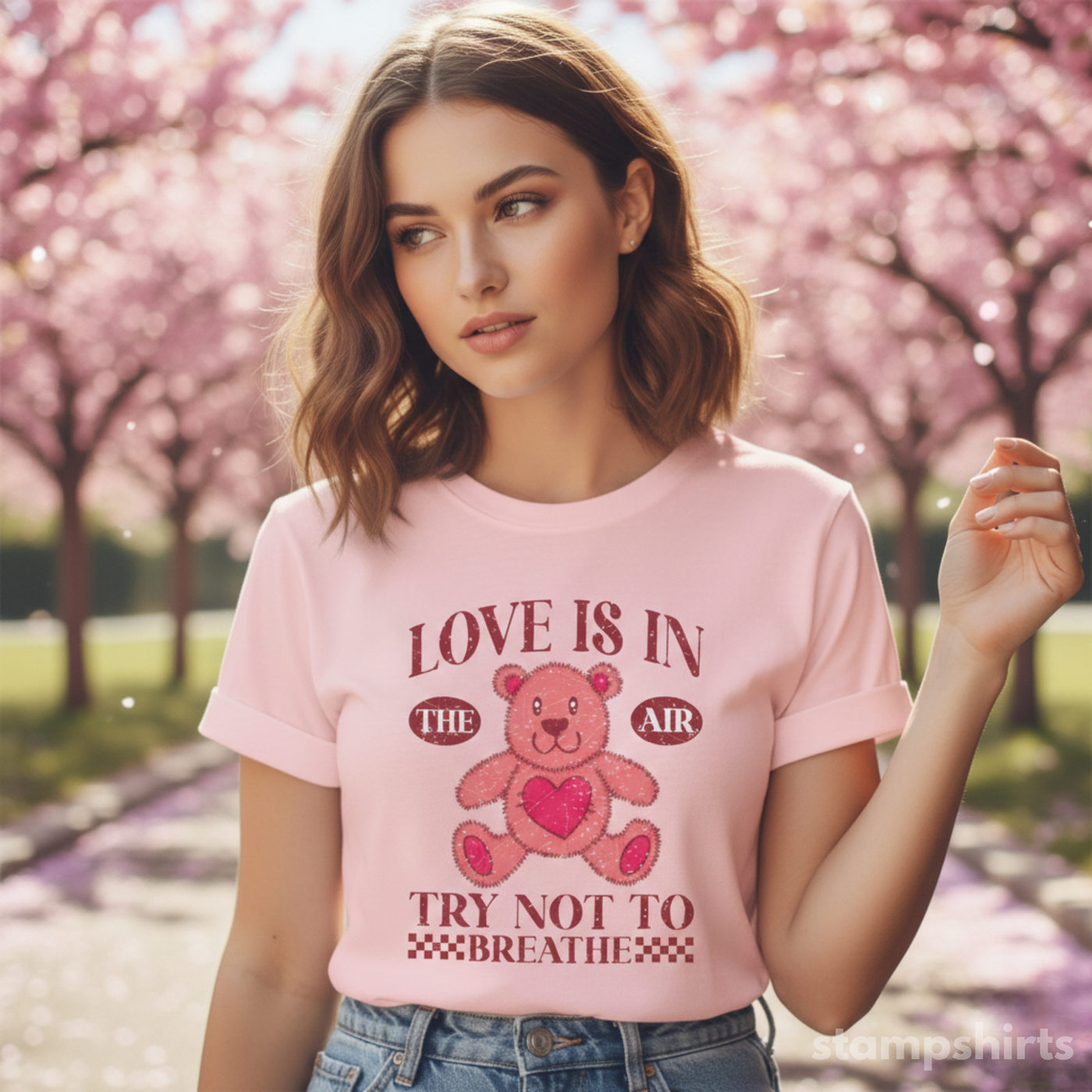 Love Is in the Air Teddy T-Shirt image 2