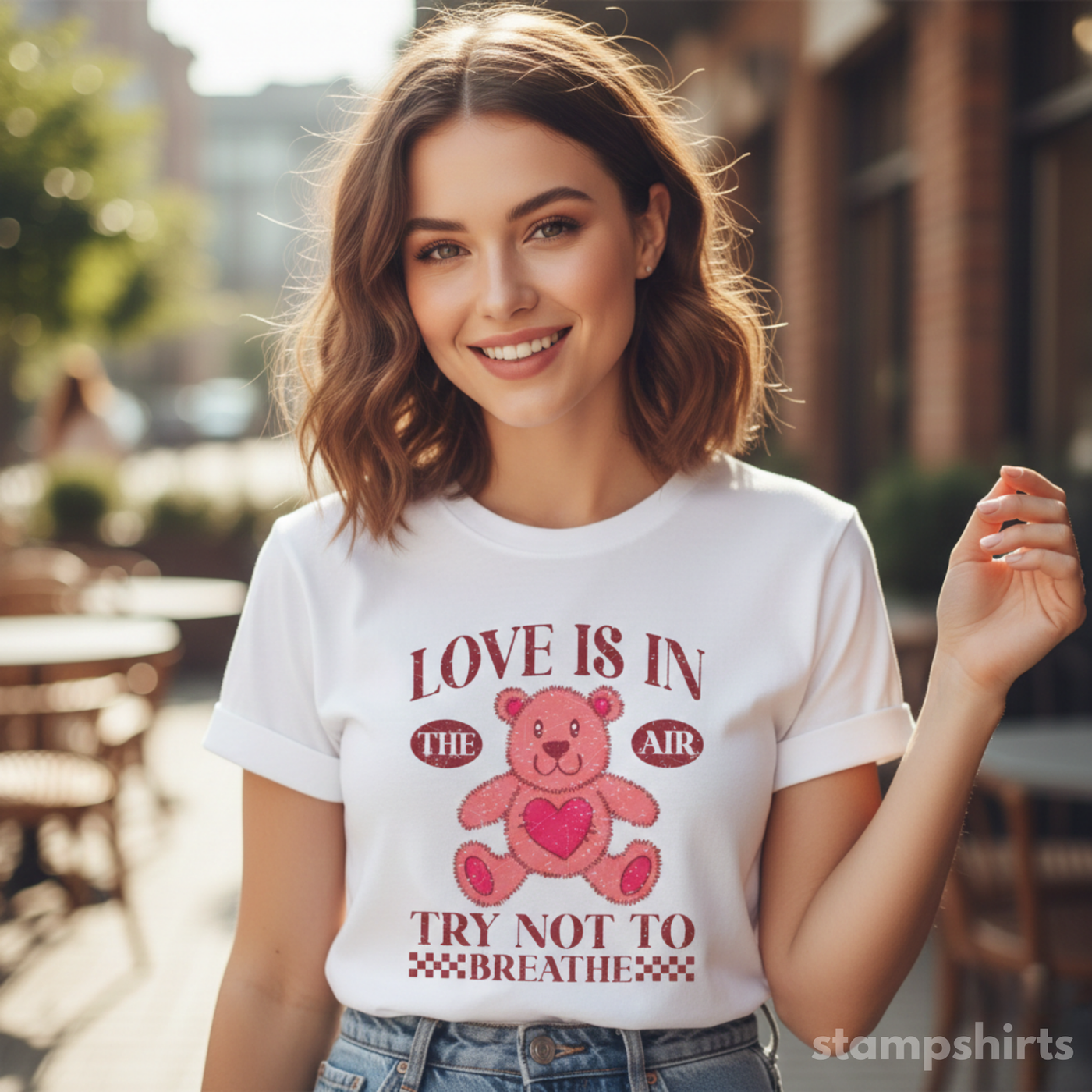 Love Is in the Air Teddy T-Shirt image 4