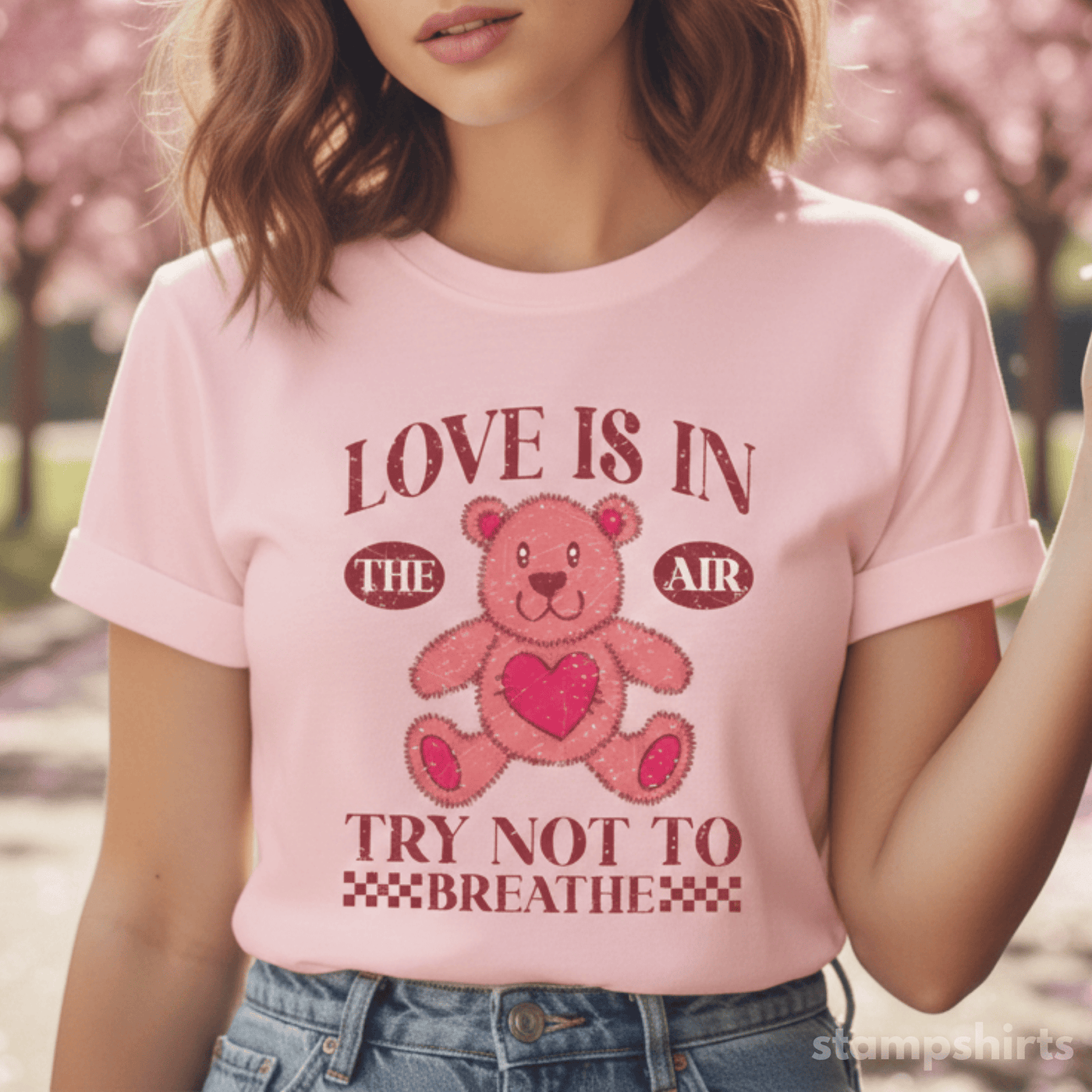 Love Is in the Air Teddy T-Shirt image 1