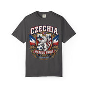 Czechia Prague Pride 2026 T-Shirt — Czech Lion Vintage Crest Tee