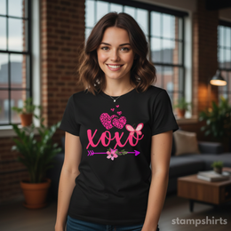 XOXO Heart Arrow T-Shirt thumbnail 2