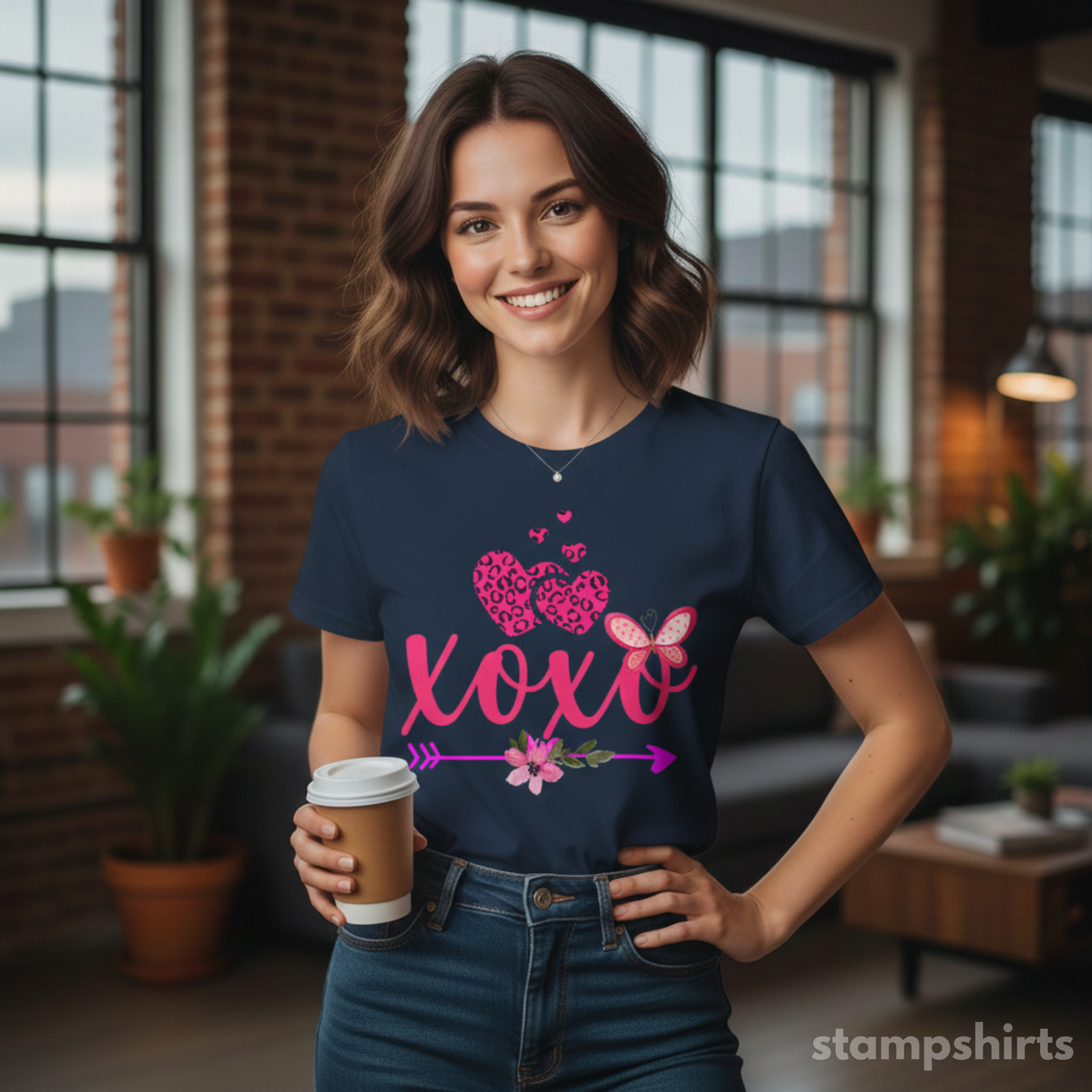 XOXO Heart Arrow T-Shirt image 3