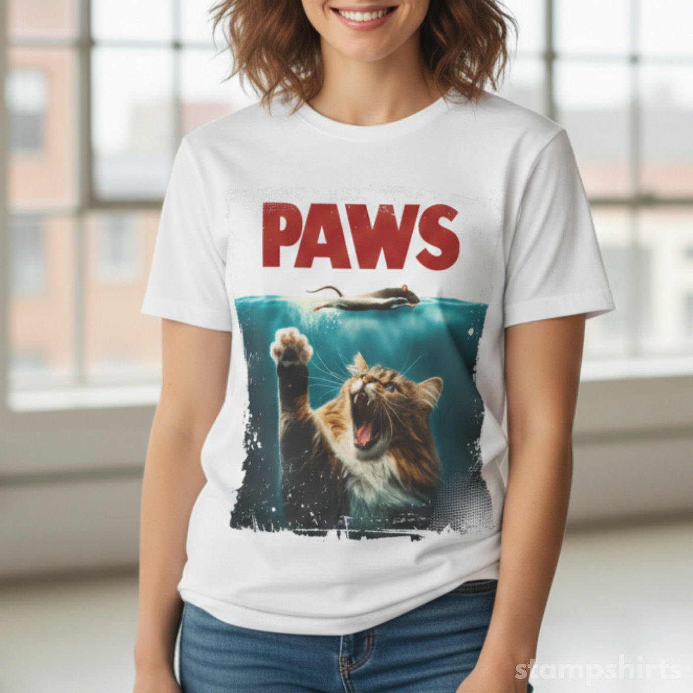 PAWS Movie Parody T-Shirt image 1