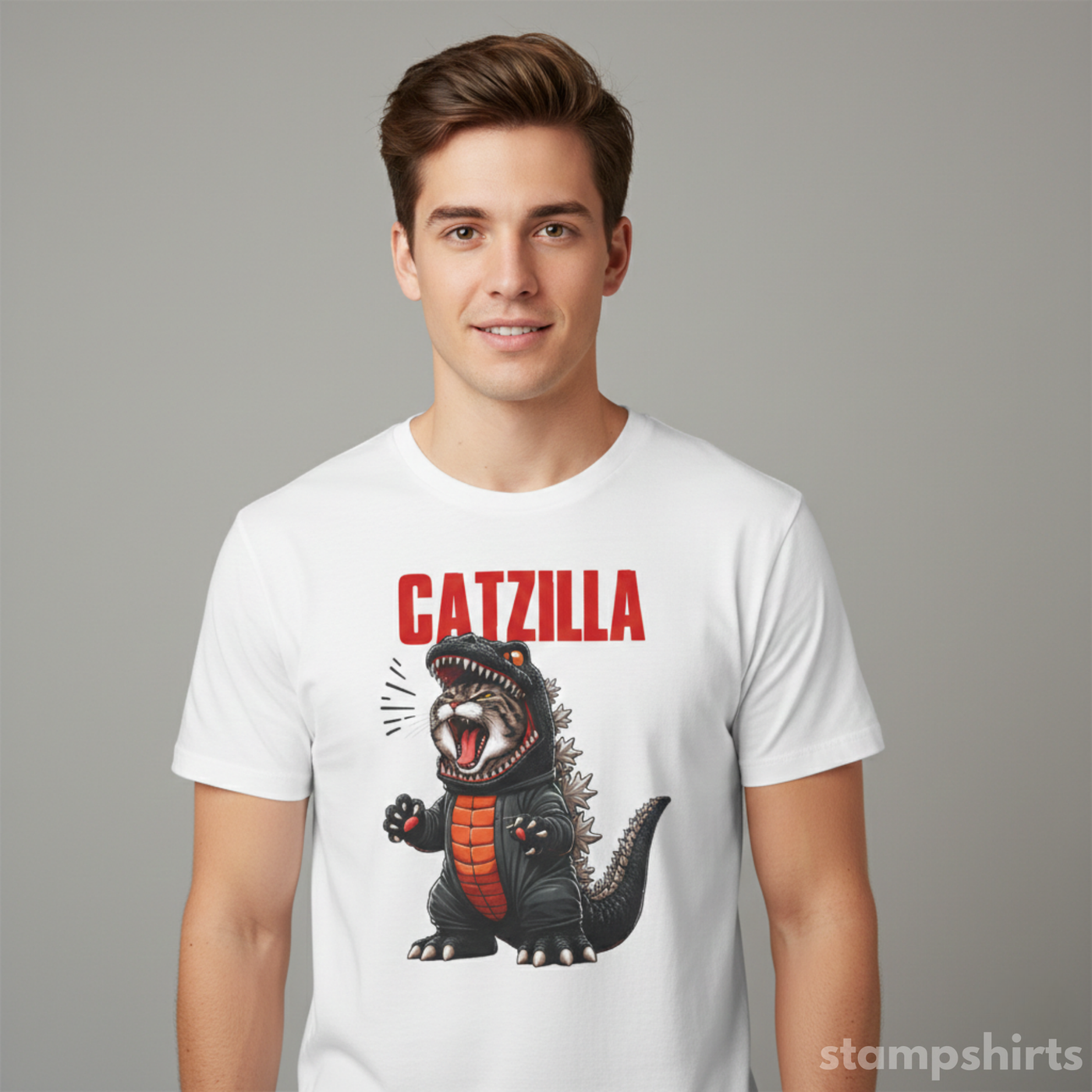 Catzilla Graphic T-Shirt image 5