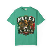 Mexico Aztec Pride T-Shirt — Vintage Eagle Shield Mexican Flag Tee