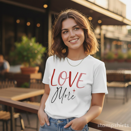 Love More T-Shirt thumbnail 3